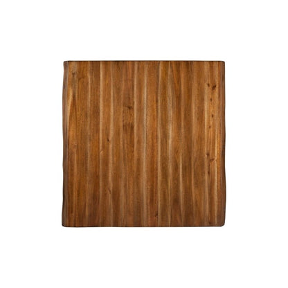 Live Edge Pub Table, Light Walnut - FCHF CITY