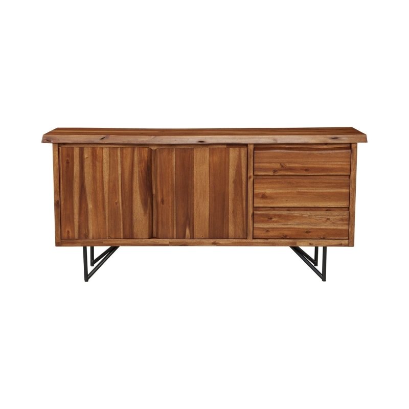 Live Edge Server, Light Walnut - FCHF CITY
