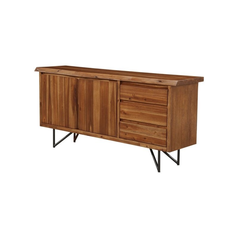 Live Edge Server, Light Walnut - FCHF CITY
