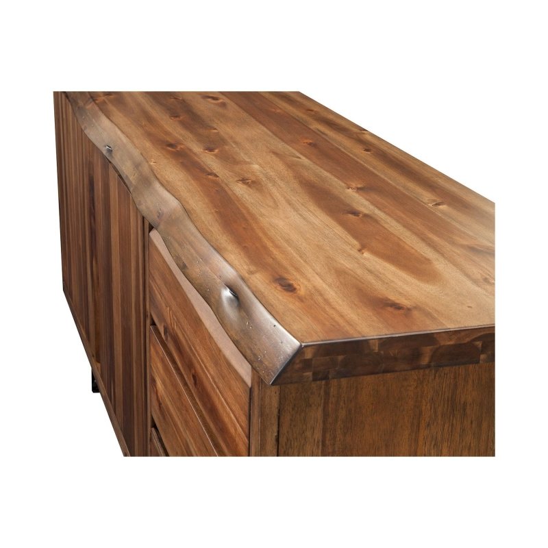 Live Edge Server, Light Walnut - FCHF CITY