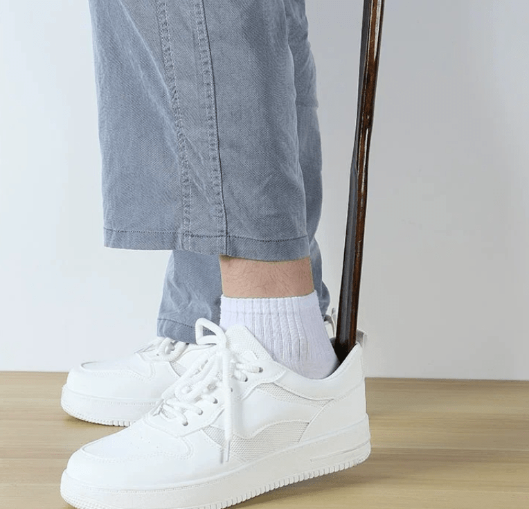 Long-Handled Shoehorn - Wood - FCHF CITY