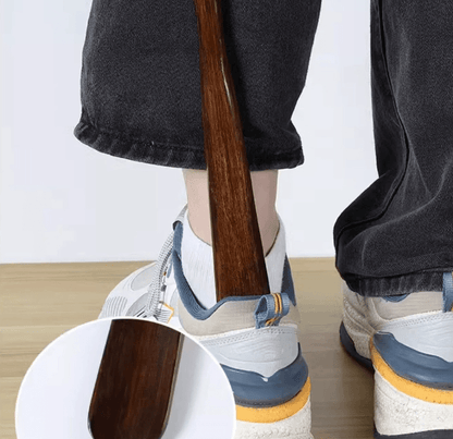 Long-Handled Shoehorn - Wood - FCHF CITY