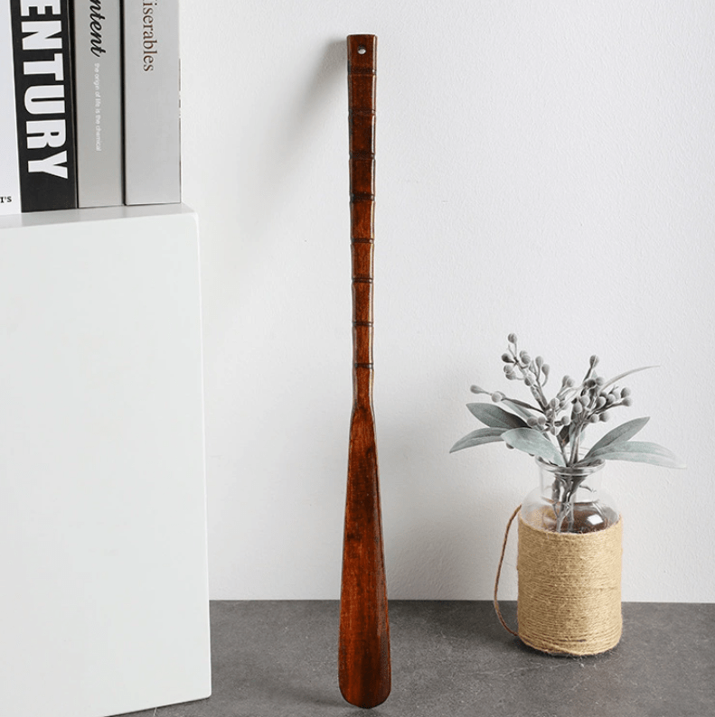 Long-Handled Shoehorn - Wood - FCHF CITY