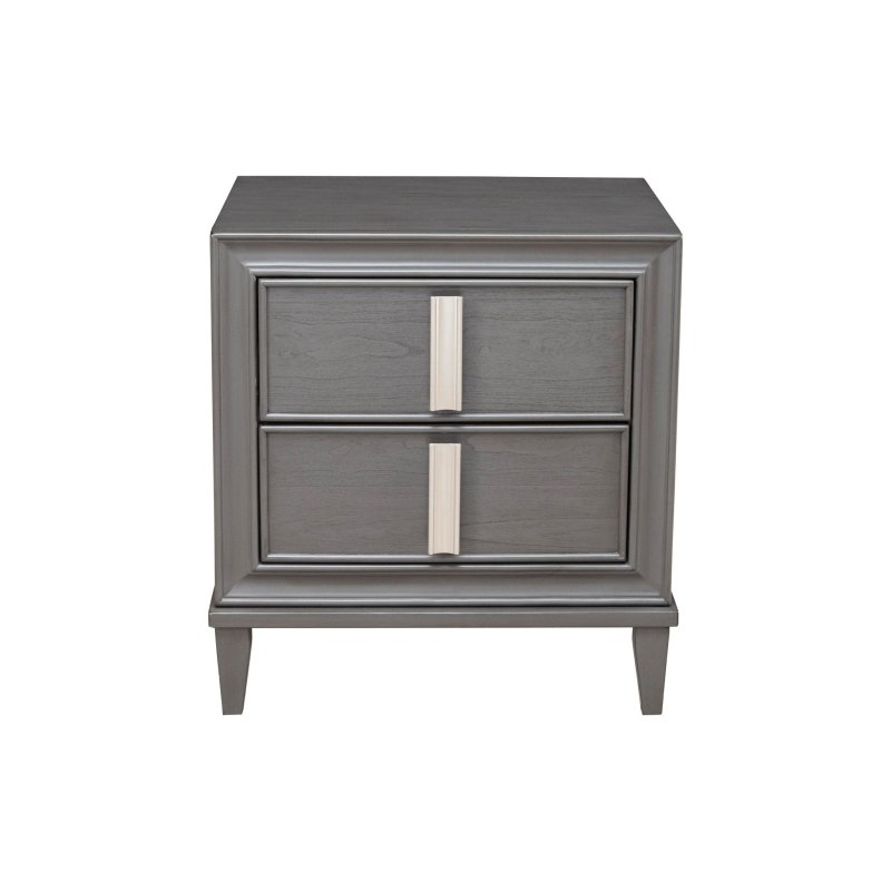 Lorraine Nightstand, Dark Grey - FCHF CITY