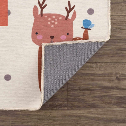 Lundy Washable Kids Hopscotch Colorful Rug - FCHF CITY