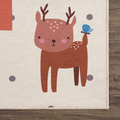 Lundy Washable Kids Hopscotch Colorful Rug - FCHF CITY