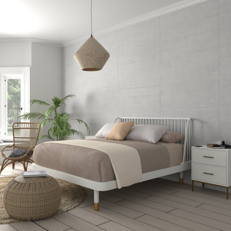 Madelyn Slat Back Platform Bed - FCHF CITY