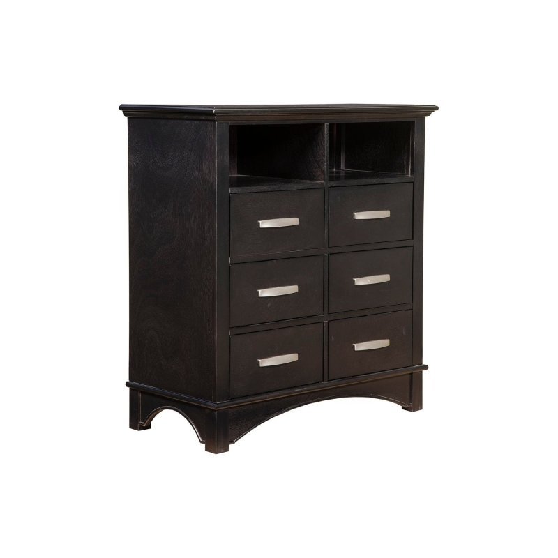 Madison Media Chest, Dark Espresso - FCHF CITY
