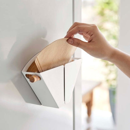 Magnetic Coffee Filter Case - Size 04 - Steel + Wood - FCHF CITY