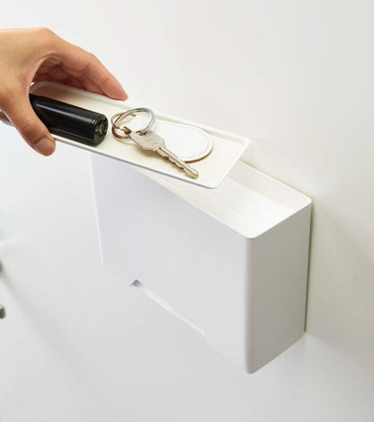 Magnetic Face Mask Dispenser - Steel - FCHF CITY