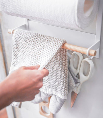 Magnetic Kitchen Organizer - Steel + Wood - FCHF CITY