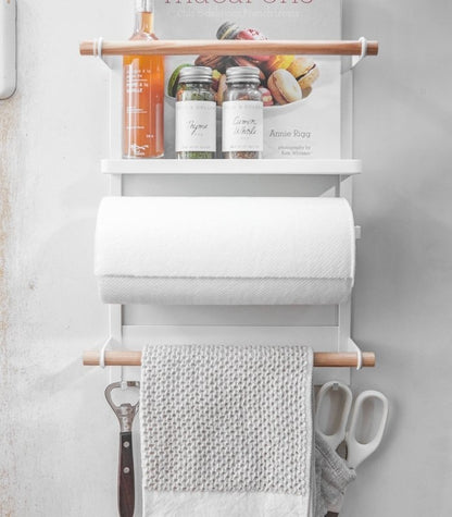 Magnetic Kitchen Organizer - Steel + Wood - FCHF CITY