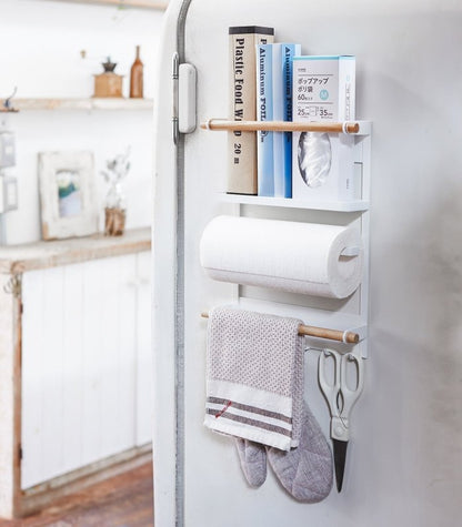 Magnetic Kitchen Organizer - Steel + Wood - FCHF CITY