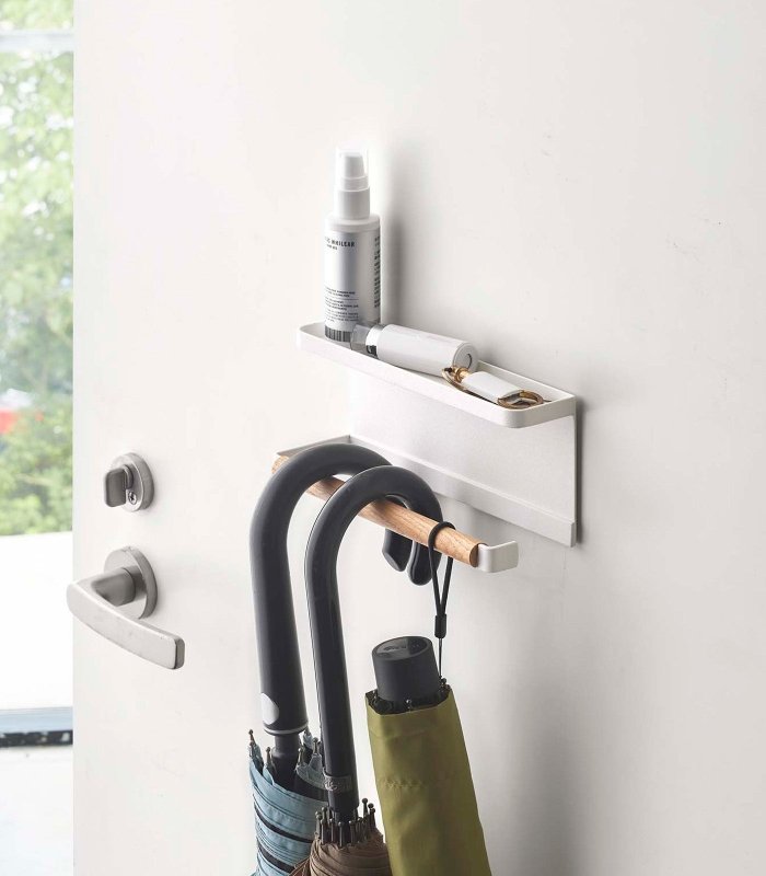 Magnetic Umbrella Holder - Steel + Wood - FCHF CITY