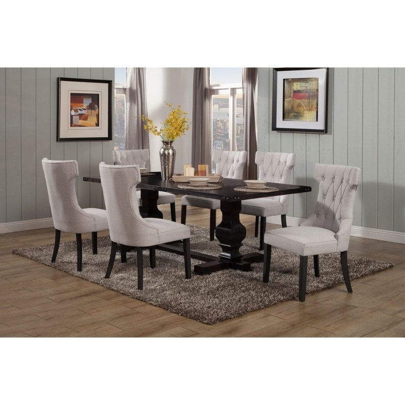 Manchester Dining Table, Vintage Black - FCHF CITY