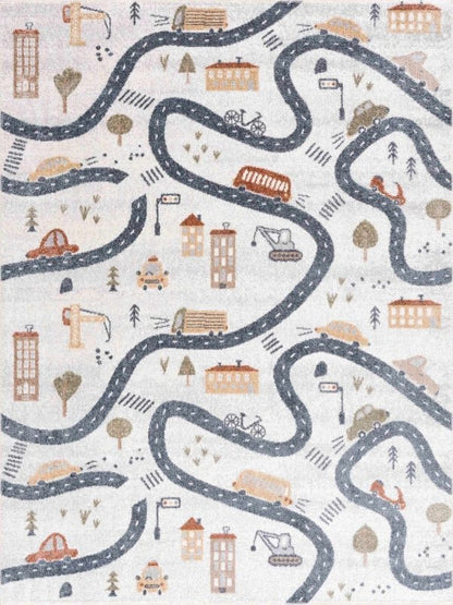 Mave Roads Washable Rug for Kids - FCHF CITY