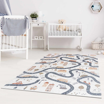 Mave Roads Washable Rug for Kids - FCHF CITY