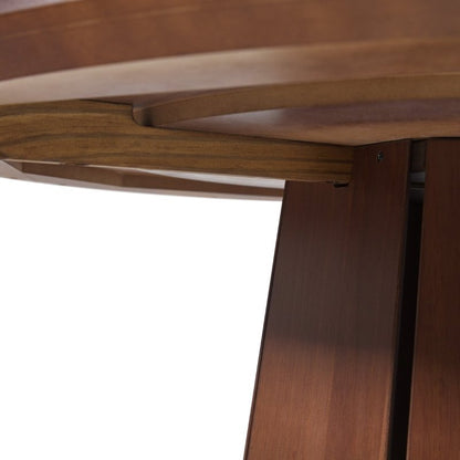 Melrose Wood Pedestal Dining Table - FCHF CITY