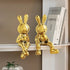 Metallic Rabbit Book Decor - FCHF CITY
