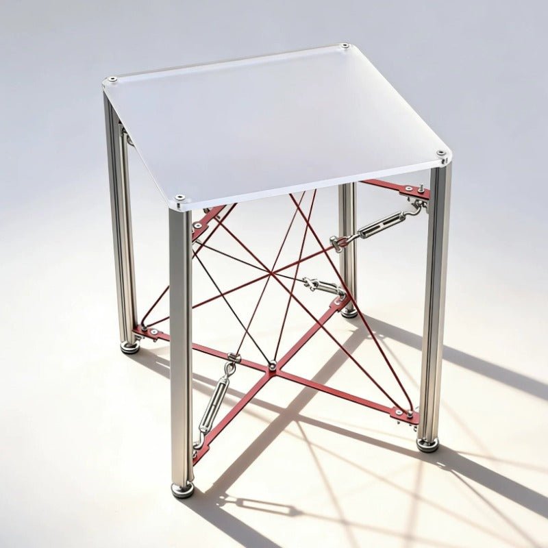 Modern Cable‑Stayed Structure End Table - FCHF CITY