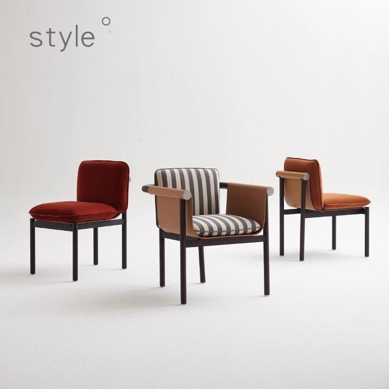 Modern Italian Minimalist Arm Dining Chair - FCHF CITY