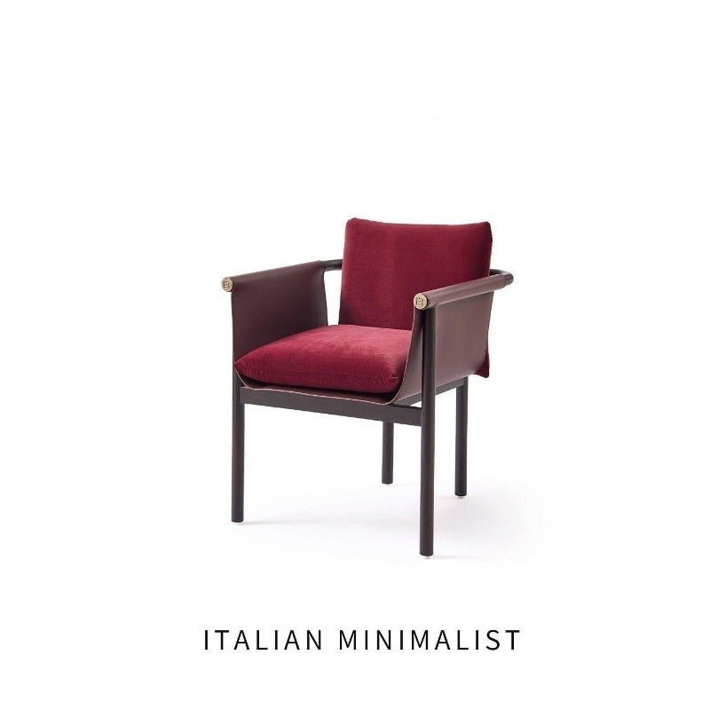 Modern Italian Minimalist Arm Dining Chair - FCHF CITY
