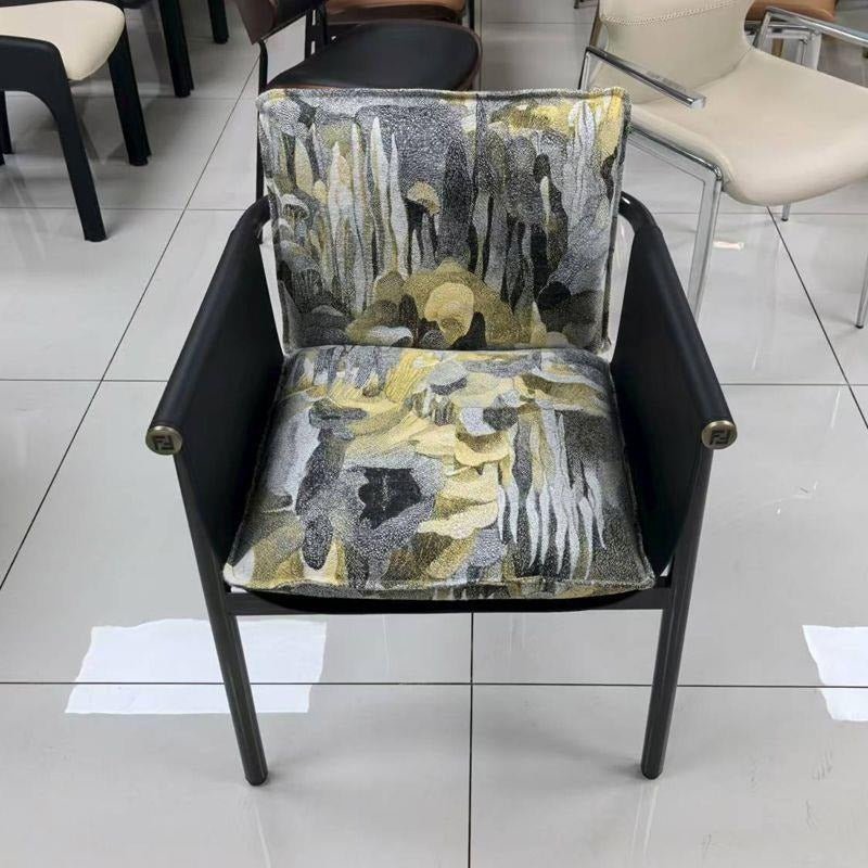 Modern Italian Minimalist Arm Dining Chair - FCHF CITY