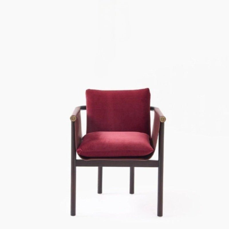Modern Italian Minimalist Arm Dining Chair - FCHF CITY