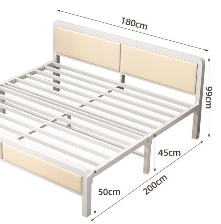 Modern Minimalist Metal Folding Bed - FCHF CITY
