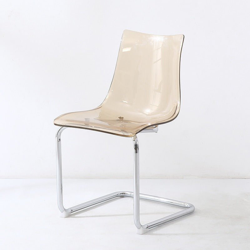 Modern Transparent Side Chair, Acrylic Dining Chair For Home &amp; Office - FCHF CITY