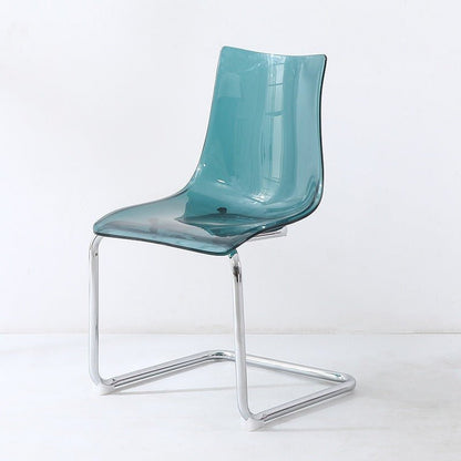 Modern Transparent Side Chair, Acrylic Dining Chair For Home &amp; Office - FCHF CITY