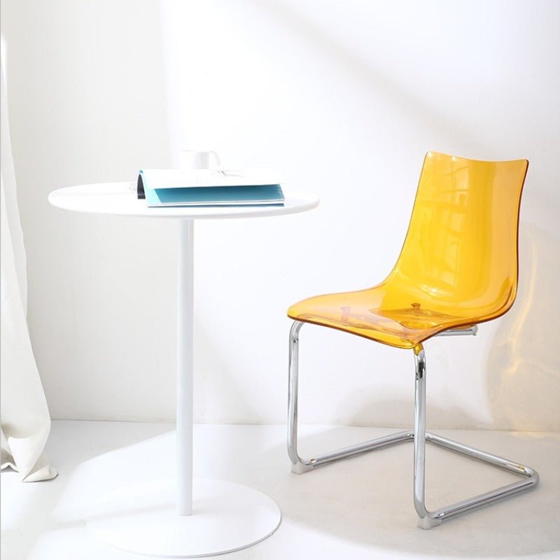 Modern Transparent Side Chair, Acrylic Dining Chair For Home &amp; Office - FCHF CITY
