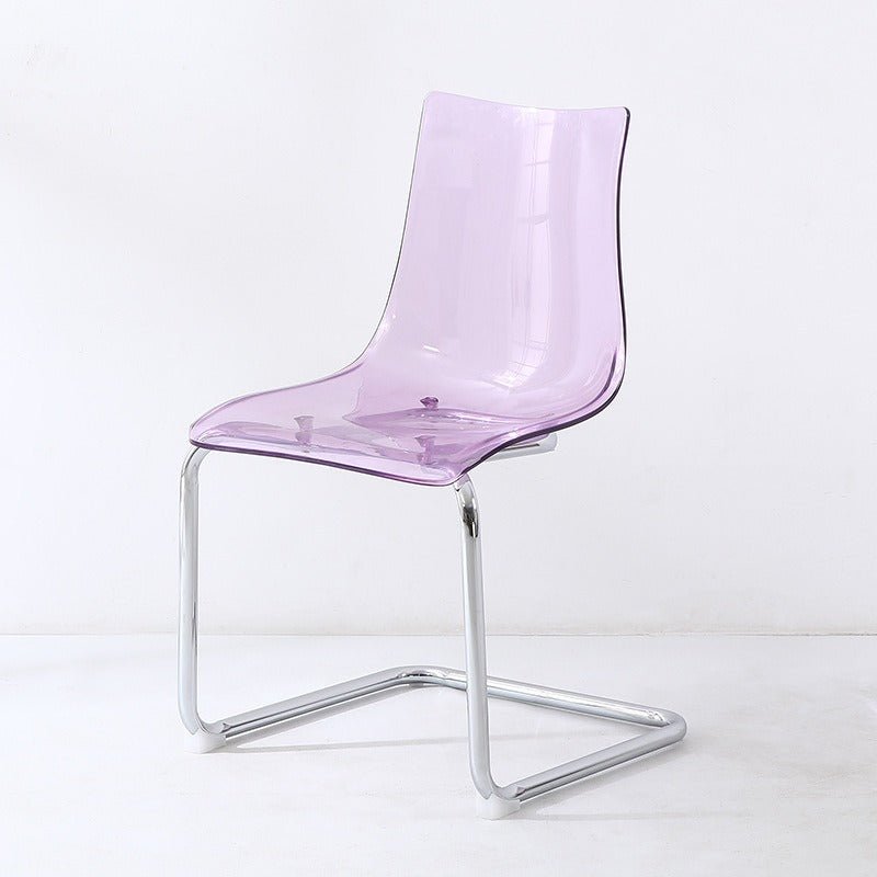 Modern Transparent Side Chair, Acrylic Dining Chair For Home &amp; Office - FCHF CITY