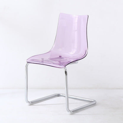 Modern Transparent Side Chair, Acrylic Dining Chair For Home &amp; Office - FCHF CITY