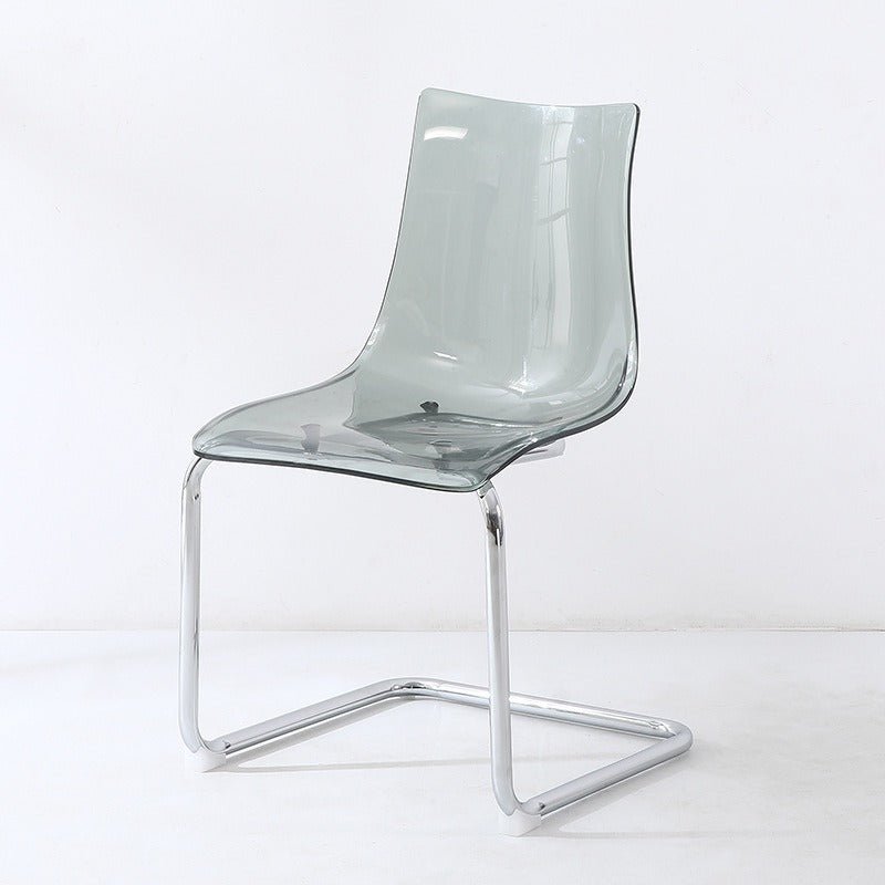 Modern Transparent Side Chair, Acrylic Dining Chair For Home &amp; Office - FCHF CITY