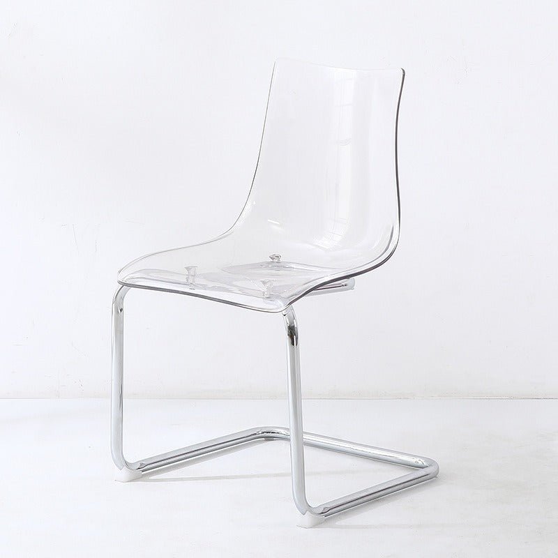 Modern Transparent Side Chair, Acrylic Dining Chair For Home &amp; Office - FCHF CITY