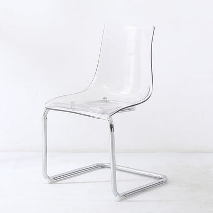 Modern Transparent Side Chair, Acrylic Dining Chair For Home &amp; Office - FCHF CITY