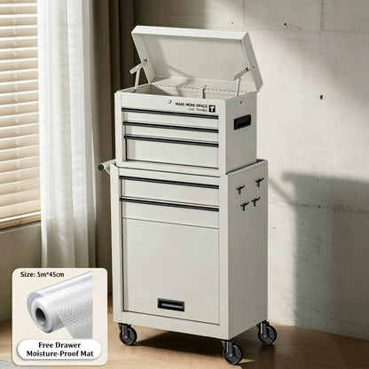 Modular Rolling Storage Cart, Mix &amp; Match Multi-Tier Organizer - FCHF CITY