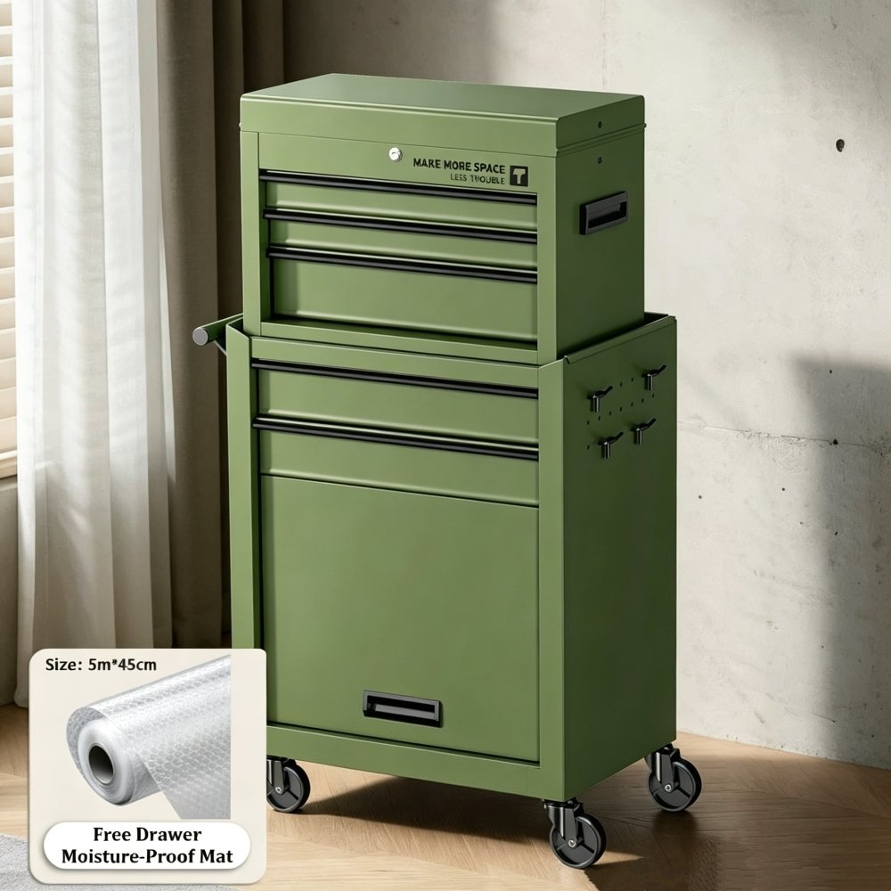 Modular Rolling Storage Cart, Mix &amp; Match Multi-Tier Organizer - FCHF CITY