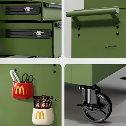 Modular Rolling Storage Cart, Mix &amp; Match Multi-Tier Organizer - FCHF CITY