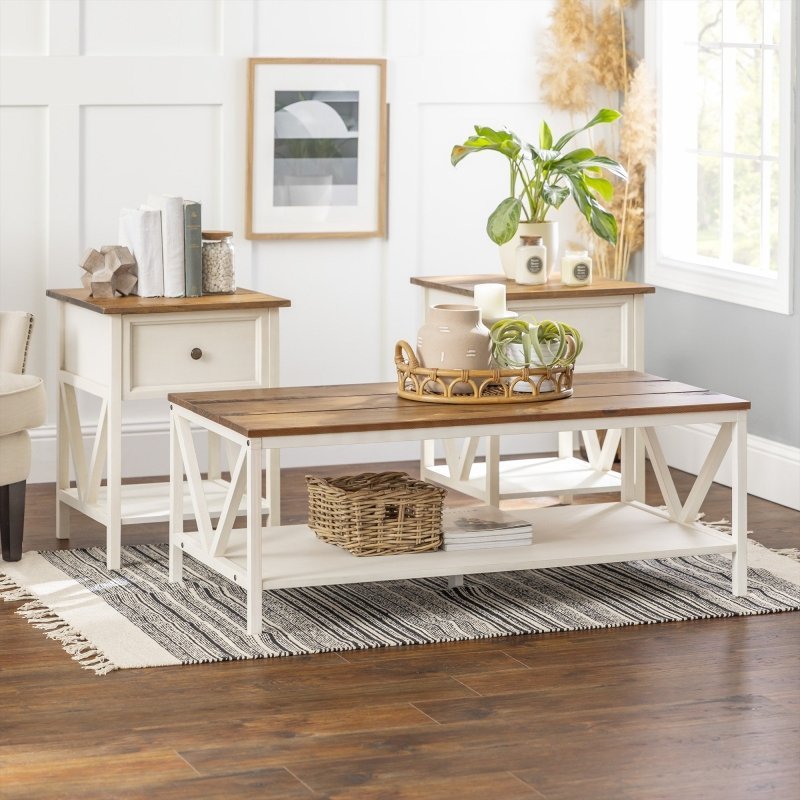 Montgomery 3 - Piece Wood Living Room Set - FCHF CITY