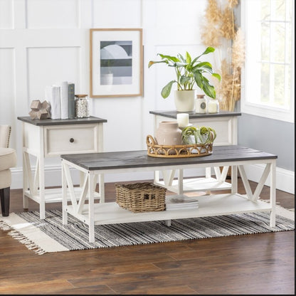Montgomery 3 - Piece Wood Living Room Set - FCHF CITY