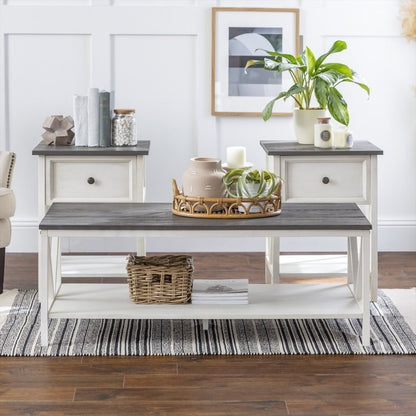 Montgomery 3 - Piece Wood Living Room Set - FCHF CITY