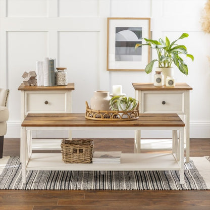 Montgomery 3 - Piece Wood Living Room Set - FCHF CITY