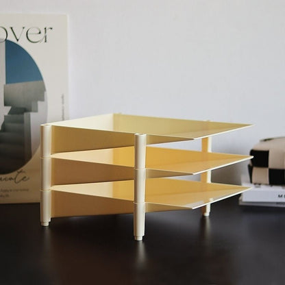 Multi‑Layer Slanted File Tray, Desktop Document Paper Storage Rack - FCHF CITY