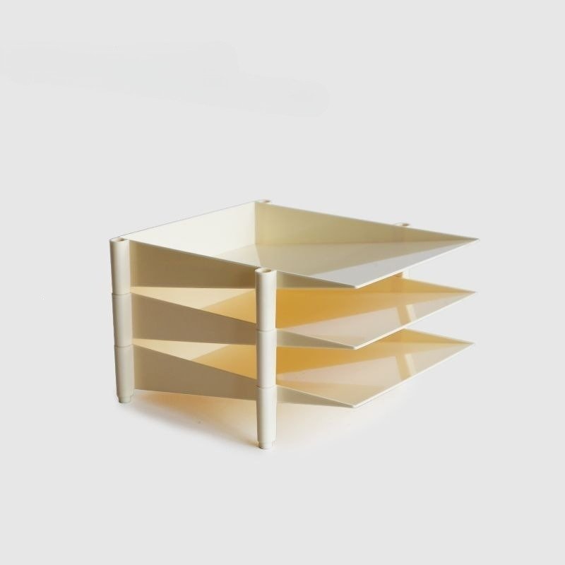 Multi‑Layer Slanted File Tray, Desktop Document Paper Storage Rack - FCHF CITY