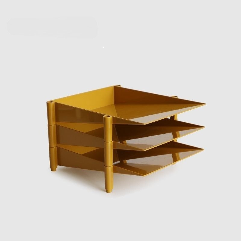 Multi‑Layer Slanted File Tray, Desktop Document Paper Storage Rack - FCHF CITY