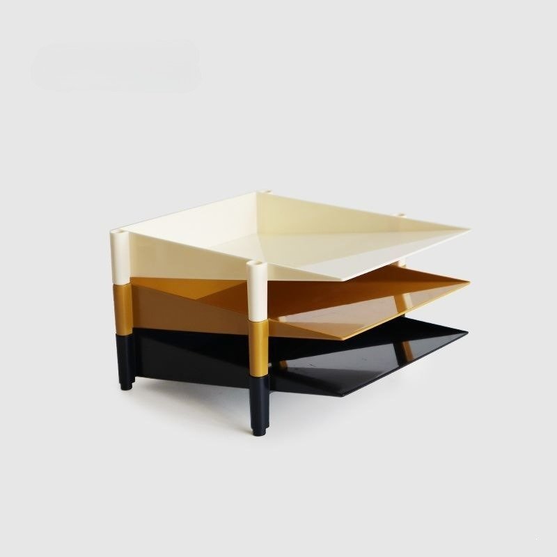 Multi‑Layer Slanted File Tray, Desktop Document Paper Storage Rack - FCHF CITY