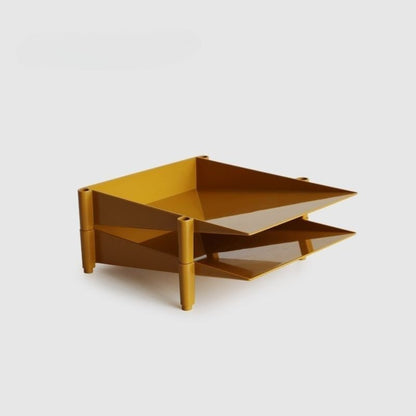 Multi‑Layer Slanted File Tray, Desktop Document Paper Storage Rack - FCHF CITY