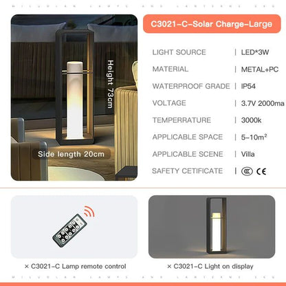Murra Outdoor Solar Lamp - FCHF CITY
